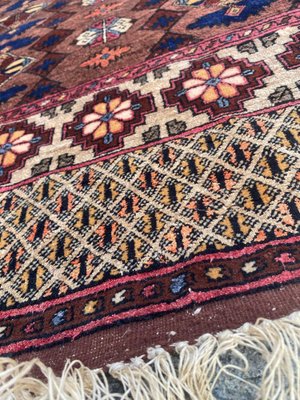 Vintage Silk Turkmen Rug-YMM-1062129