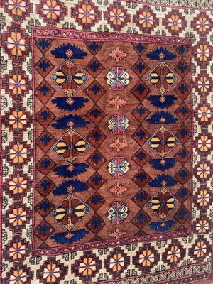 Vintage Silk Turkmen Rug-YMM-1062129