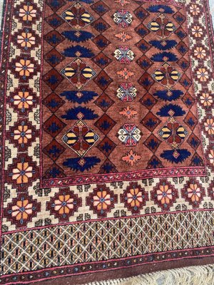 Vintage Silk Turkmen Rug-YMM-1062129