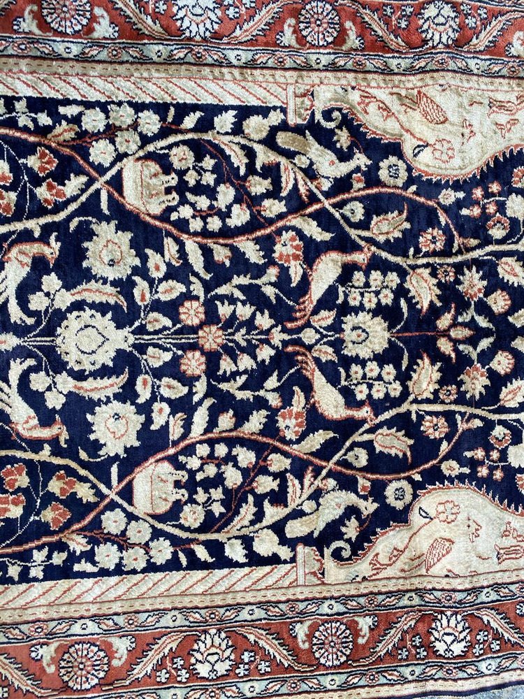 Vintage Silk Where Hereke Rug