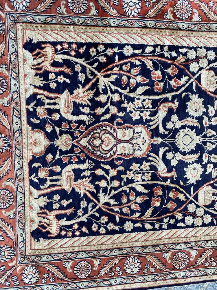 Vintage Silk Where Hereke Rug