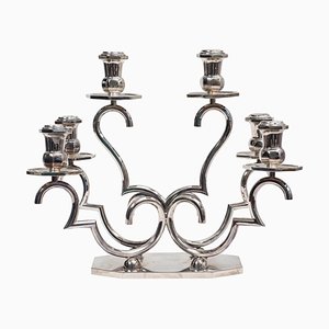 Vintage Silver 6-Arms Candleholder-ZCI-751822