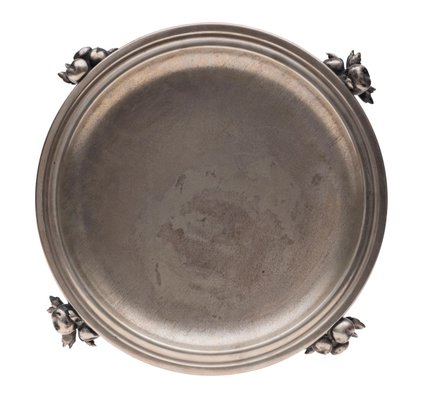 Vintage Silver Centrepiece and Tray by Luigi Genazzi, 1930s-ZCI-751842