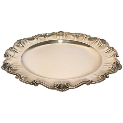 Vintage Silver Dish Plate-ZCI-752269