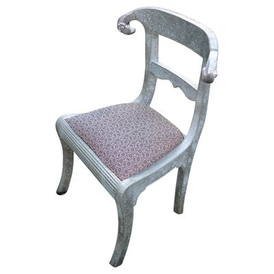 Vintage Silver Foil Chair-KNM-847392