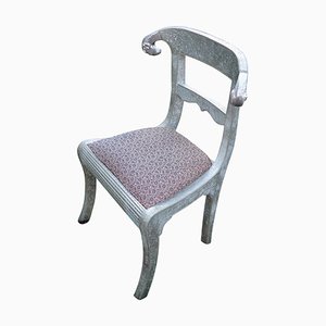 Vintage Silver Foil Chair-KNM-847392