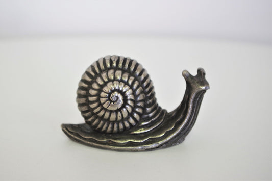 Vintage Silver Microfusion Snail