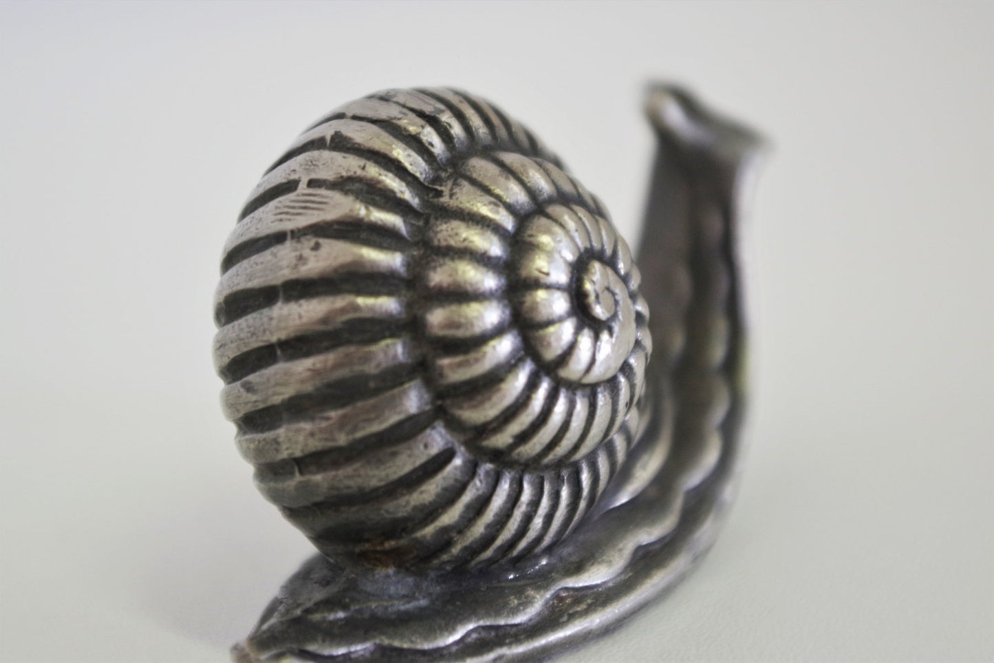 Vintage Silver Microfusion Snail