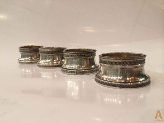 Vintage Silver Napkin Rings-WMV-1127123