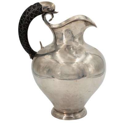 Vintage Silver Pitcher by Pasquale and Mariano Alignani, 1920-1940-ZCI-751830