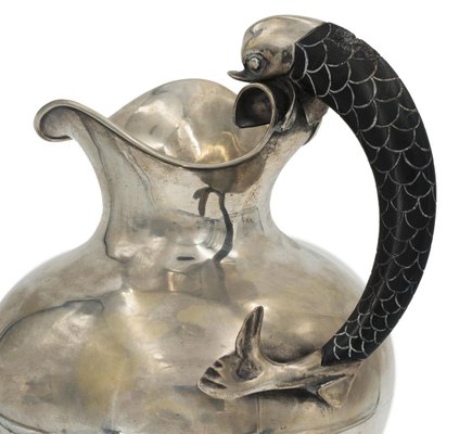 Vintage Silver Pitcher by Pasquale and Mariano Alignani, 1920-1940-ZCI-751830