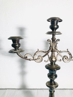 Vintage Silver-Plated 3-Arm Candleholder from WMF-RZY-715101