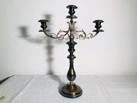 Vintage Silver-Plated 3-Arm Candleholder from WMF-RZY-715101