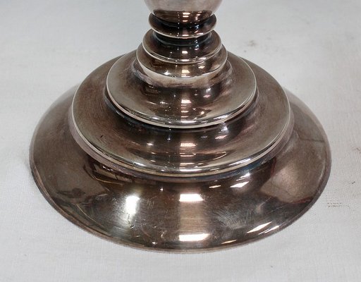 Vintage Silver-Plated Candleholders, Set of 2-RVK-716107