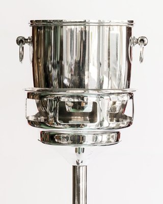 Vintage Silver Plated Champagne Bucket on Stand from Christofle-YK-2023157