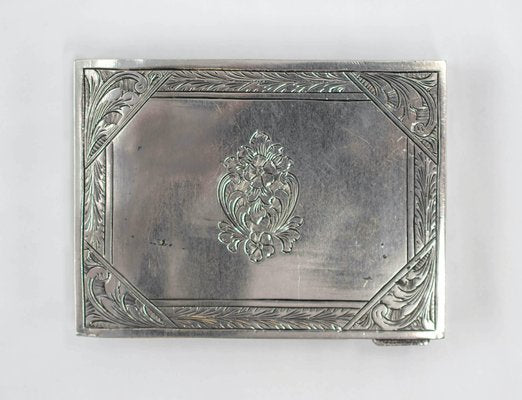 Vintage Silver Powder Case, 20th Century-ZCI-820886