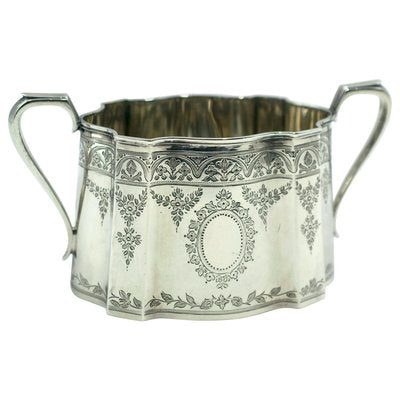 Vintage Silver Sugar Bowl, 20th Century-ZCI-812041