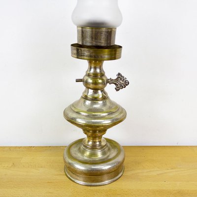 Vintage Silver Table Lamp, 1980s-CQZ-731308