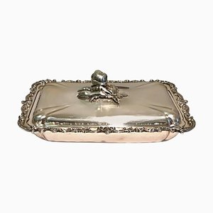 Vintage Silver Tray with Top-ZCI-752013