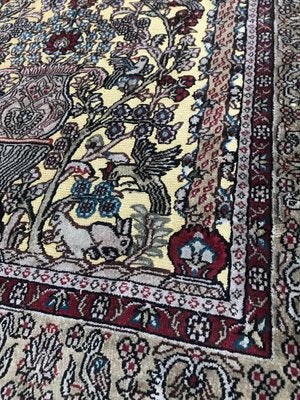 Vintage Sino Hereke Silk and Gold Rug-YMM-1061768