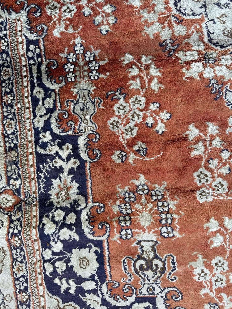 Vintage Sino Qom Silk Rug, 1990s