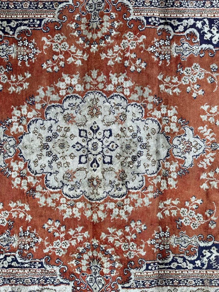 Vintage Sino Qom Silk Rug, 1990s