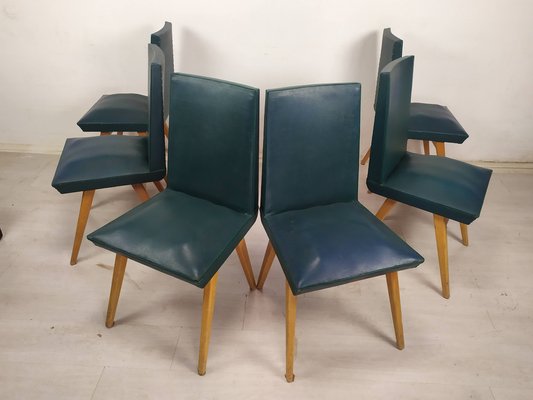 Vintage Skai Chairs, 1950s, Set of 6-EAD-1801281