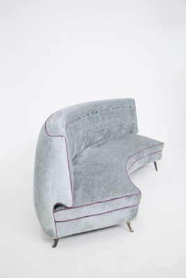 Vintage Sofa in Light Blue & Purple Velvet from Isa Bergamo-RCE-1285415