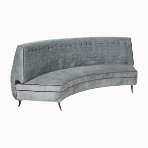 Vintage Sofa in Light Blue & Purple Velvet from Isa Bergamo-RCE-1285415