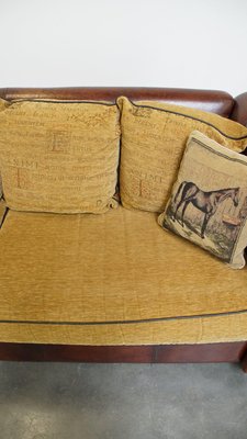 Vintage Sofa in Sheepskin Leather-HPP-2034380