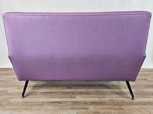 Vintage Sofa in Skai Lilac, 1950s-ZUW-1638607