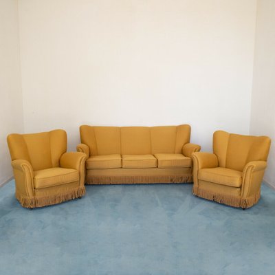 Vintage Sofas from Trafil Isa, 1960s, Set of 3-ZLY-725934