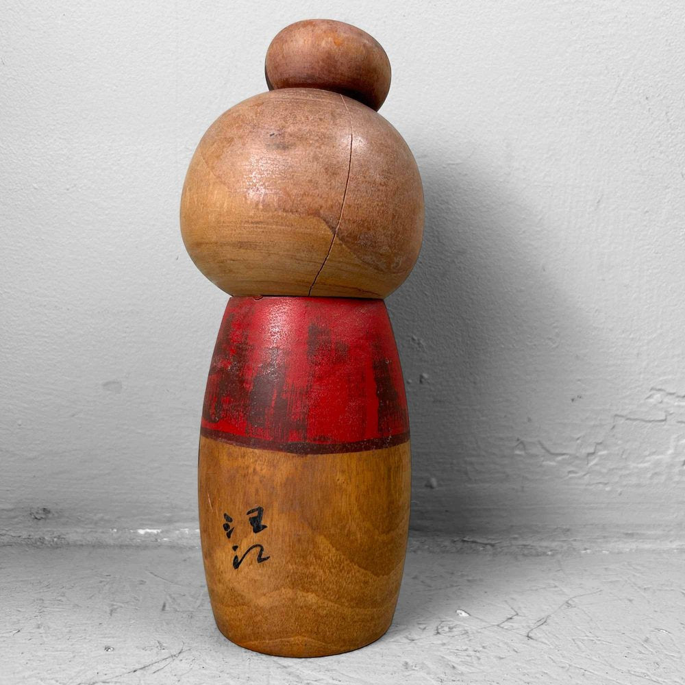 Vintage Sosaku Kokeshi by Hiroe Fukushima, Japan, 1975