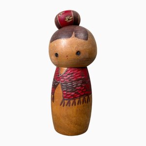 Vintage Sosaku Kokeshi by Hiroe Fukushima, Japan, 1975-DWL-1786500