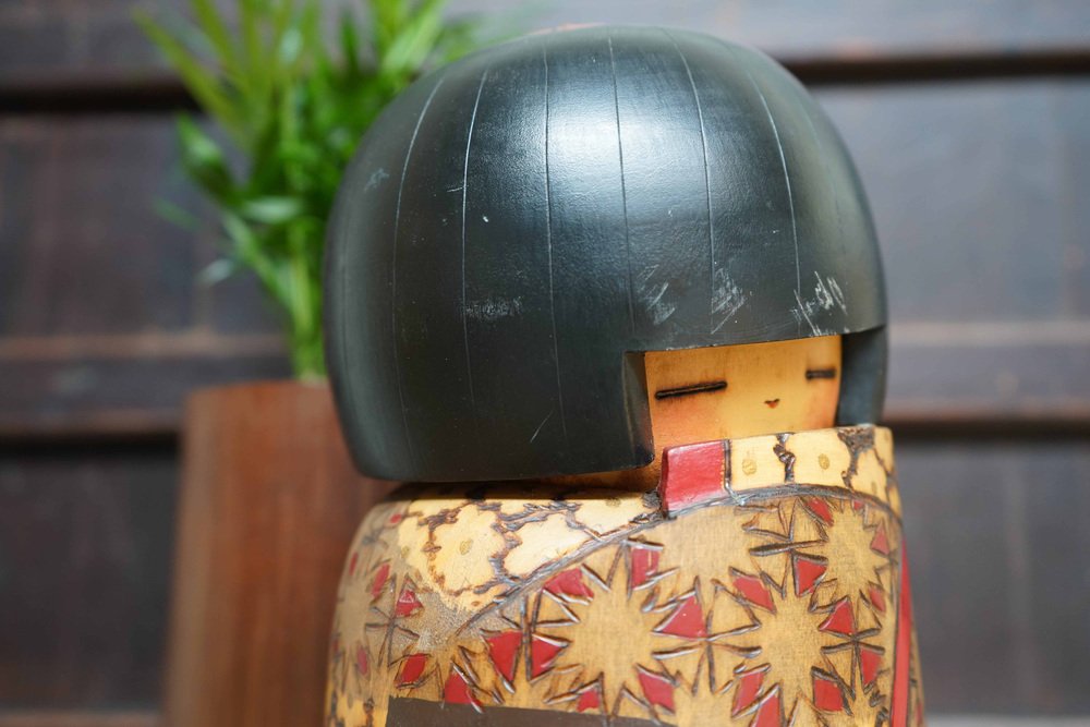 Vintage Sosaku Kokeshi by Inosuke Kobayashi, Japan, 1970s