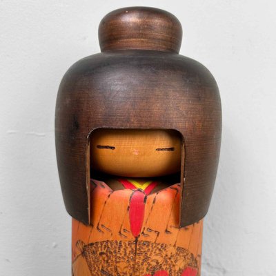 Vintage Sosaku Kokeshi by Kyoho Aramaki, Japan, 1960s-DWL-1786484