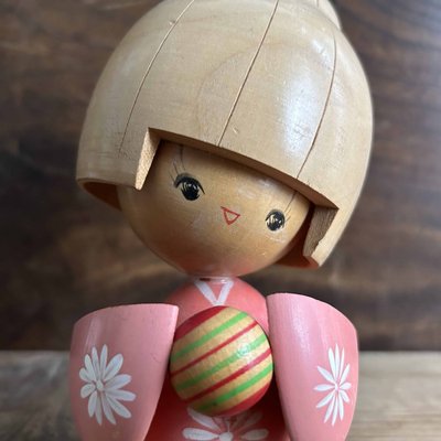 Vintage Sosaku Kokeshi Doll, 1970s-DWL-1798843