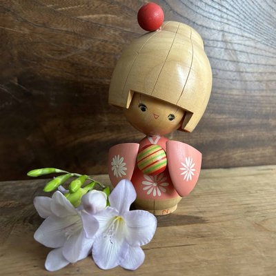 Vintage Sosaku Kokeshi Doll, 1970s-DWL-1798843