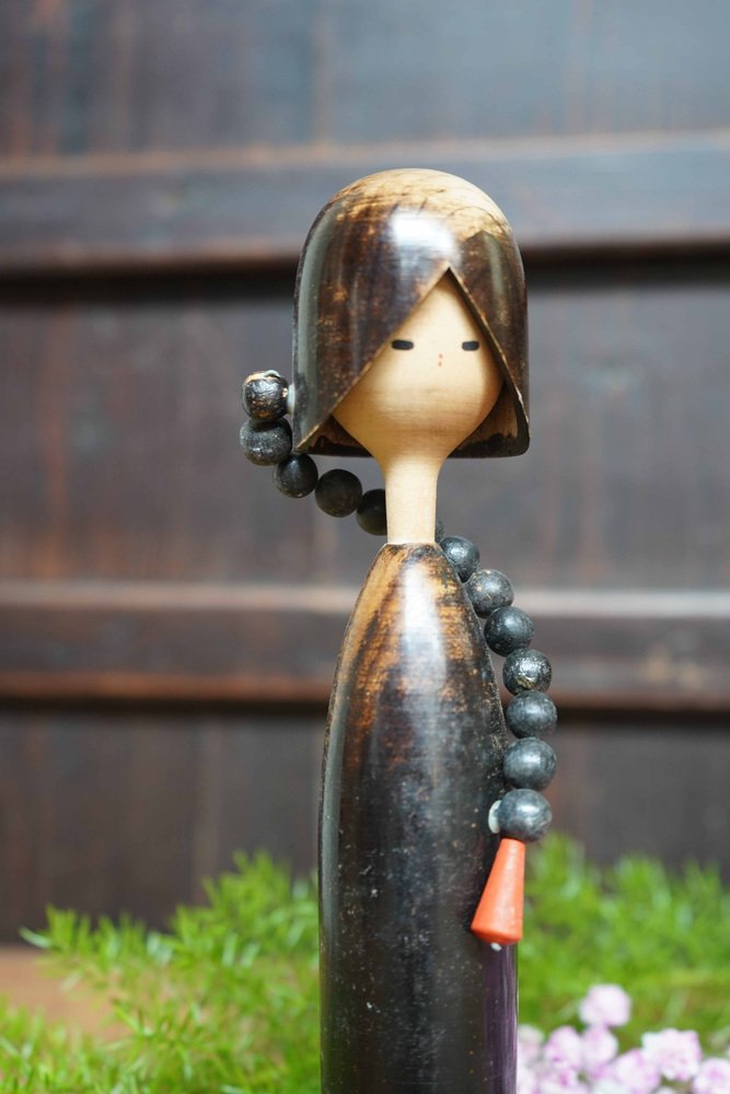 Vintage Sosaku Kokeshi Pigtail by Shozan Shido, Japan, 1960s