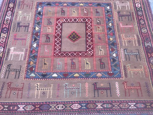 Vintage Soumak Shahsavand Kilim-YMM-1061777