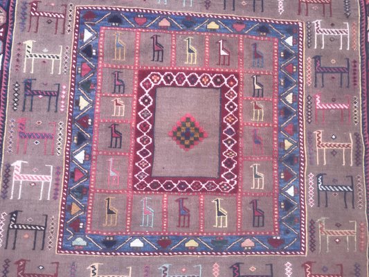 Vintage Soumak Shahsavand Kilim-YMM-1061777