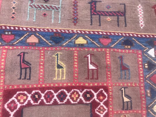 Vintage Soumak Shahsavand Kilim-YMM-1061777