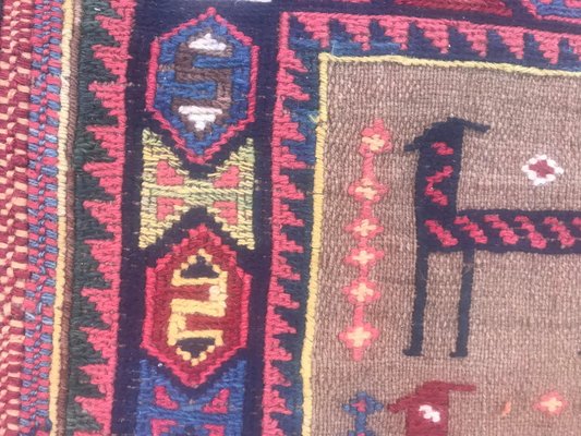 Vintage Soumak Shahsavand Kilim-YMM-1061777