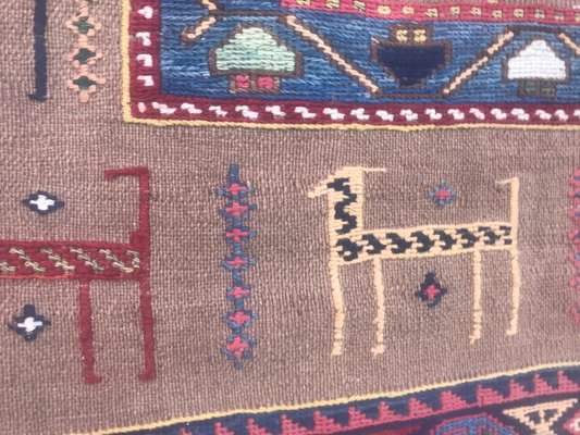 Vintage Soumak Shahsavand Kilim-YMM-1061777