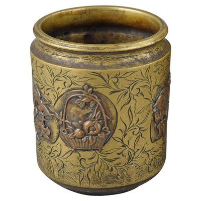 Vintage South-East Asian Brass Mug-ZCI-752398