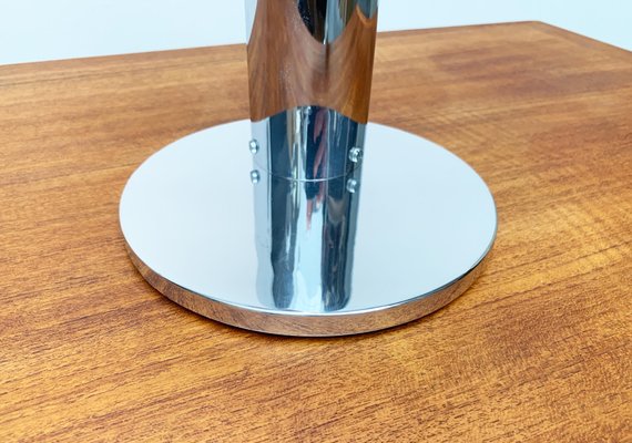 Vintage Space Age Chrome and Glass Table Lamp-UAH-934809