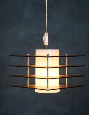 Vintage Space Age Danish Pendant Lamp, 1970s-ZGQ-585647