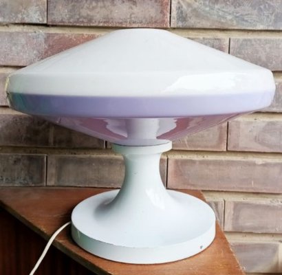 Vintage Space Age Desk Lamp in Red & White, 1960s-LLP-1794951