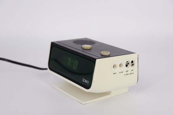 Vintage Space Age Digital Alarm Clock, 1970s-ZAA-933246