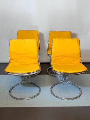 Vintage Space Age Dinner Table and Chairs in the style of Gastone Rinaldi, 1960s, Set of 5-OT-1426410